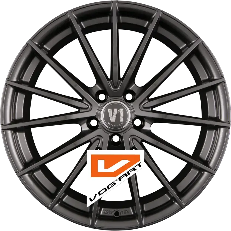 4 Jantes V1 Wheels V2 Daytona Grau DG+ 18″ | Jantes alu design by Vog'Art