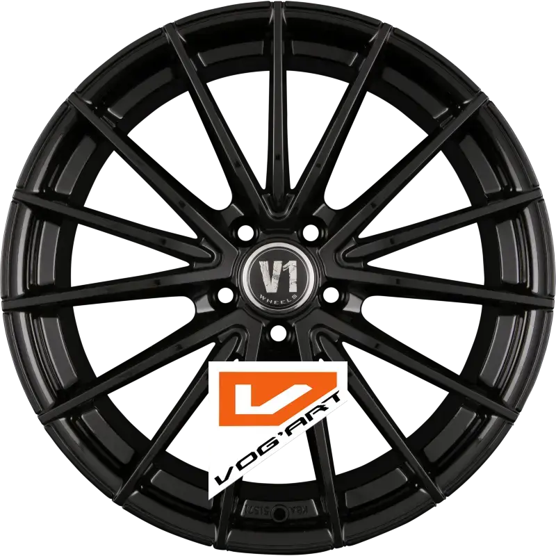 4 Jantes V1 Wheels V2 Schwarz Lackiert SW+ 18″ | Jantes alu design by Vog'Art