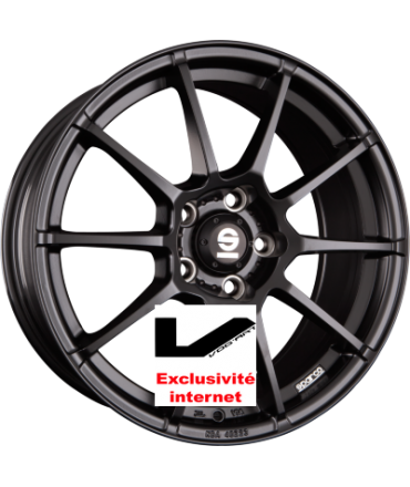 4 jantes SPARCO ASSETTO GARA Matt Black