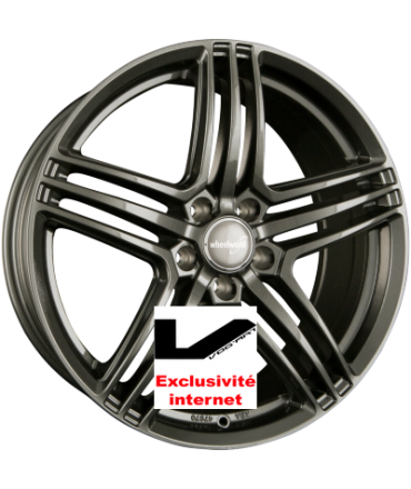 4 jantes 2DRV by WHEELWORLD WH12 Dark Gunmetal GlÃ¤nzend (DGM+)