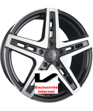 4 jantes 2DRV by WHEELWORLD WH38 Schwarz Hochglanzpoliert (SP+)