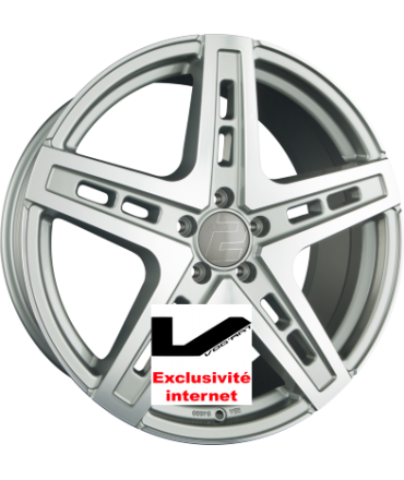 4 jantes 2DRV by WHEELWORLD WH38 Daytona Grau Hochglanzpoliert (DGP+)