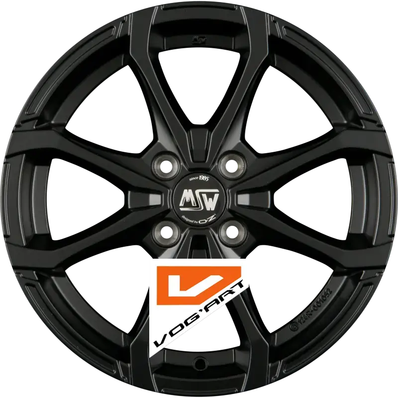 4 Jantes MSW MSW X4 Matt Black 14″ | Jantes alu design by Vog'Art