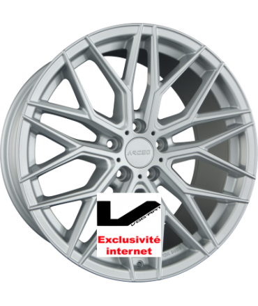 4 jantes ARCEO WHEELS VALENCIA White Silver