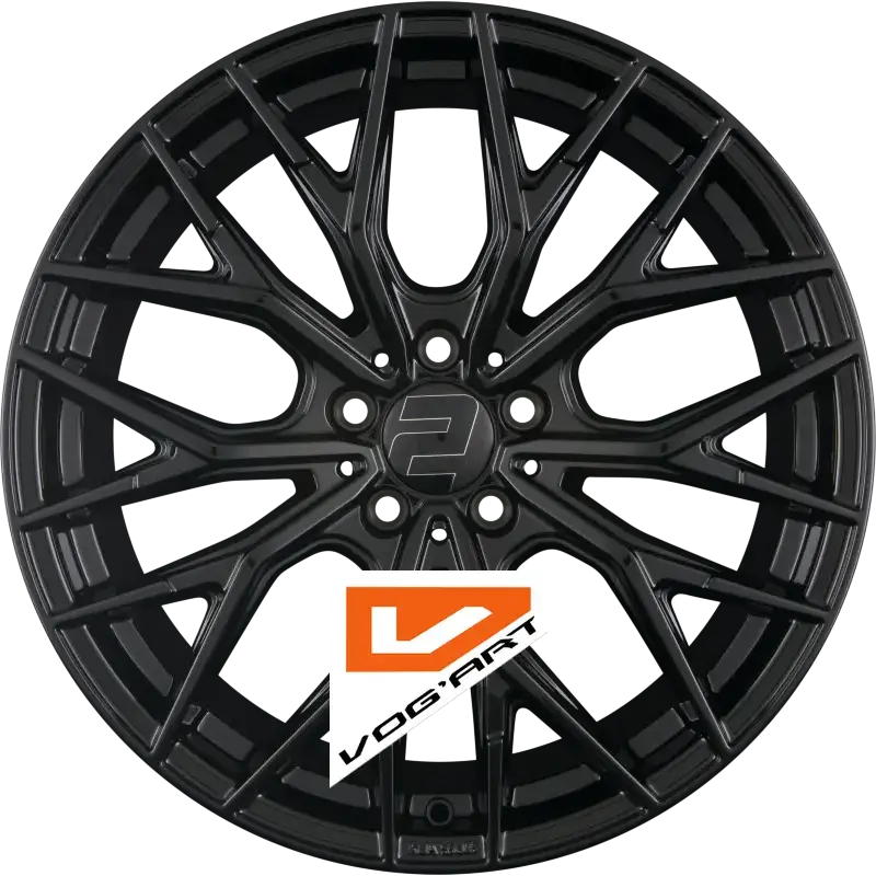 4 Jantes 2DRV by WHEELWORLD WH37 Schwarz Glänzend Lackiert (SW+) 18″ | Jantes alu design by Vog'Art