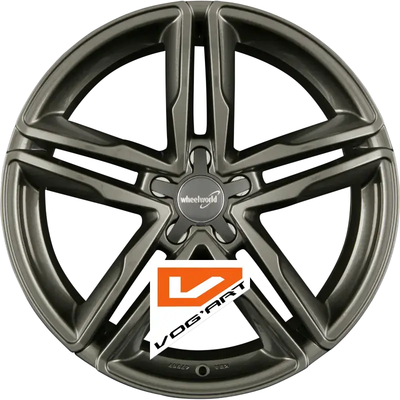 4 Jantes 2DRV by WHEELWORLD WH11 Dark Gunmetal Glänzend (DGM+) 18″ | Jantes alu design by Vog'Art