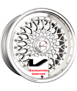 4 Jantes R STYLE WHEELS RS01 Silber Hornpoliert