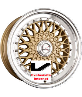 4 Jantes R STYLE WHEELS RS01 Gold Hornpoliert