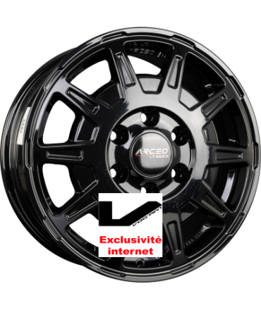 4 Jantes ARCEO WHEELS LT-01 Black