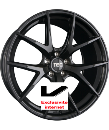 4 Jantes TEC SPEEDWHEELS GT6 EVO Black Glossy (BG)