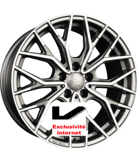 4 Jantes 2DRV by WHEELWORLD WH37 Dark Gunmetal HochBrillantpoliert (DGMP+)