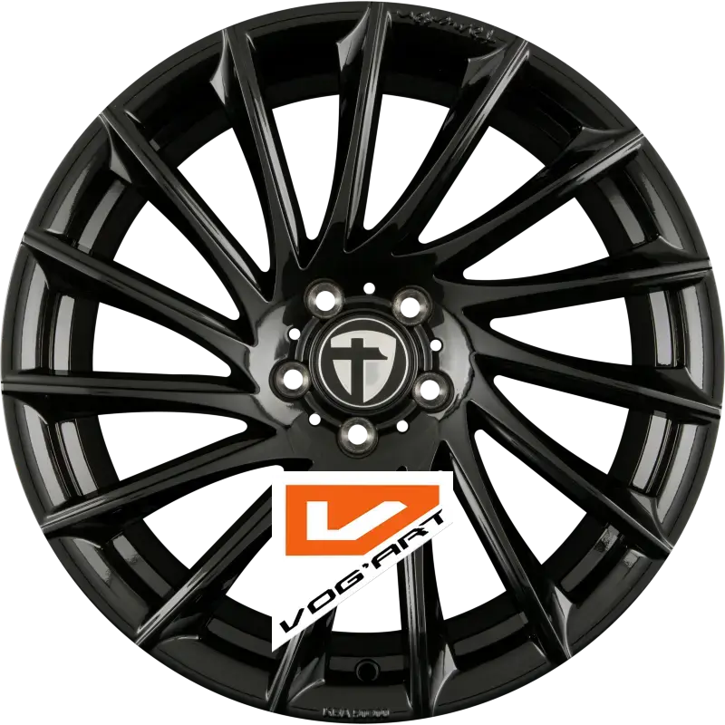 4 Jantes TOMASON TN16 Black Painted 17″ | Jantes alu design by Vog'Art