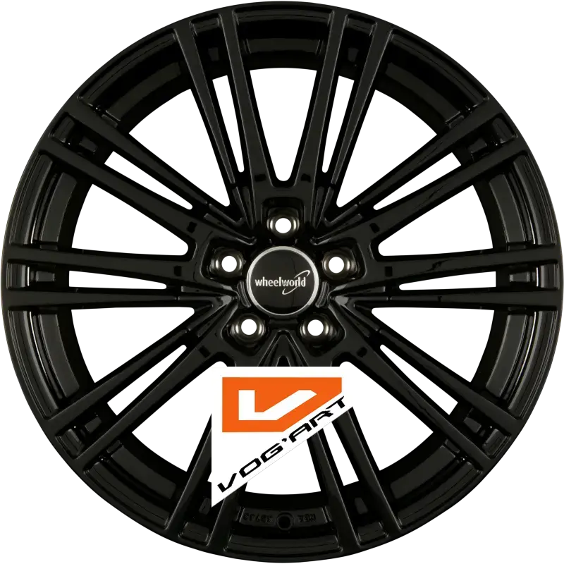 4 Jantes 2DRV by WHEELWORLD WH18 Schwarz Glanz Lackiert (SW+) 18″ | Jantes alu design by Vog'Art