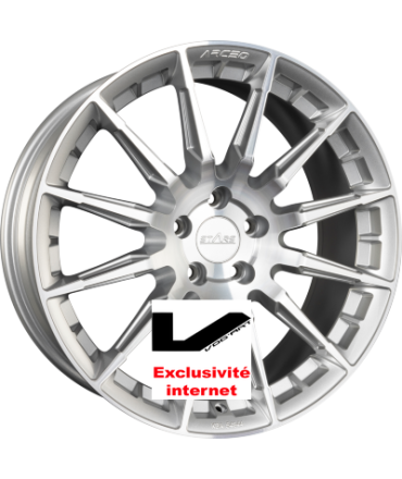 4 Jantes ARCEO WHEELS ASW-03 Silver Diamond