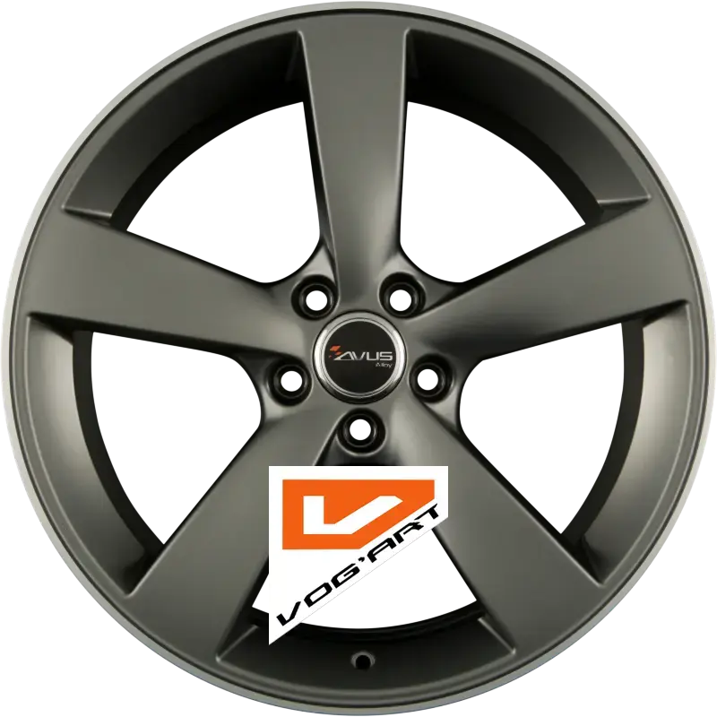 4 Jantes AVUS Racing AF10 Matt Anthracite Polished 19″ | Jantes alu design by Vog'Art