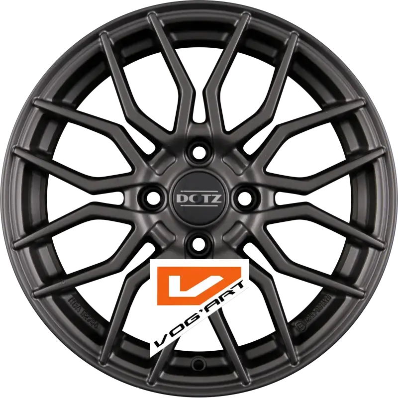 4 Jantes DOTZ LIMEROCK GREY - Gunmetal 17″ | Jantes alu design by Vog'Art