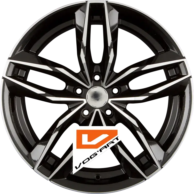 4 Jantes SPATH WHEELS SP43 Black Polished 18″ | Jantes alu design by Vog'Art