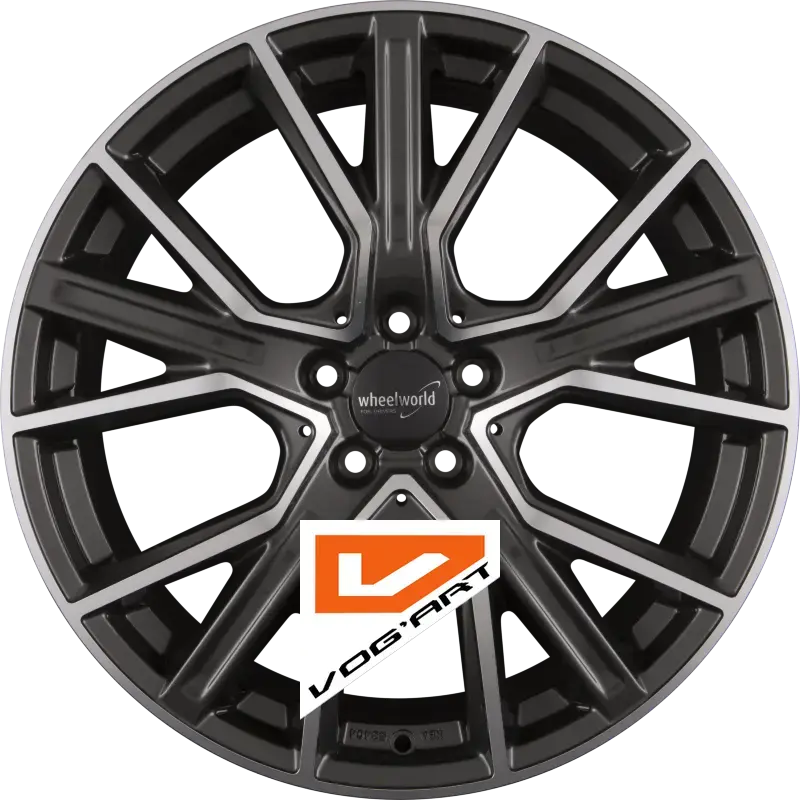 4 Jantes 2DRV by WHEELWORLD WH34 Dark Gunmetal Hochglanzpoliert (DGMP+) 18″ | Jantes alu design by Vog'Art