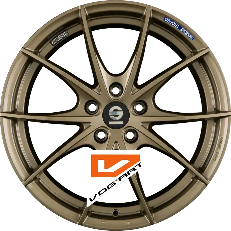 4 Jantes SPARCO TROFEO 5 Gloss Bronze 17″ | Jantes alu design by Vog'Art