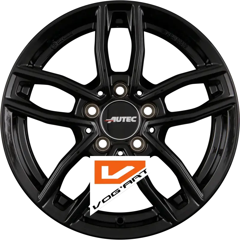 4 Jantes AUTEC MERCADOR (MC) Schwarz 17″ | Jantes alu design by Vog'Art