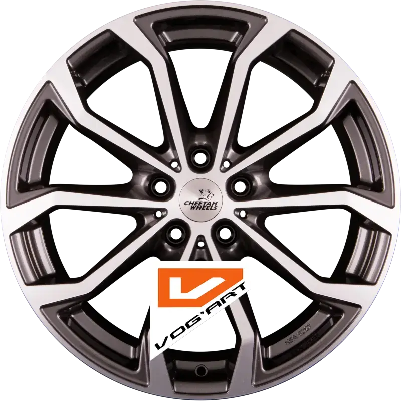 4 Jantes CHEETAH WHEELS CV.04 Anthrazit Glanz Frontpoliert 18″ | Jantes alu design by Vog'Art