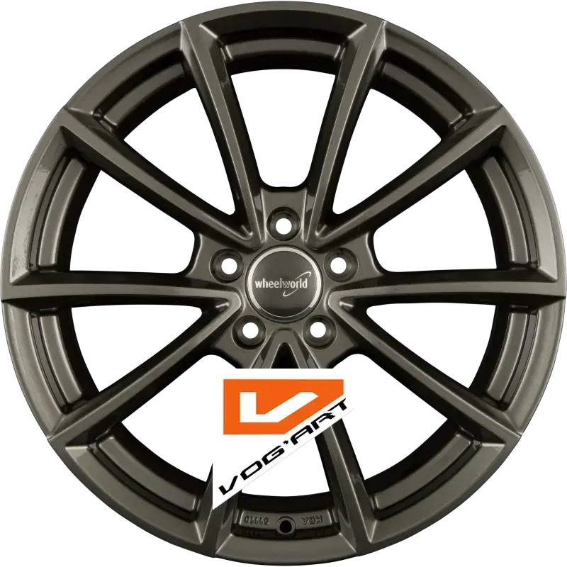 4 Jantes 2DRV by WHEELWORLD WH28 Dark Gunmetal Glänzend Lackiert (DGM+) 17″ | Jantes alu design by Vog'Art