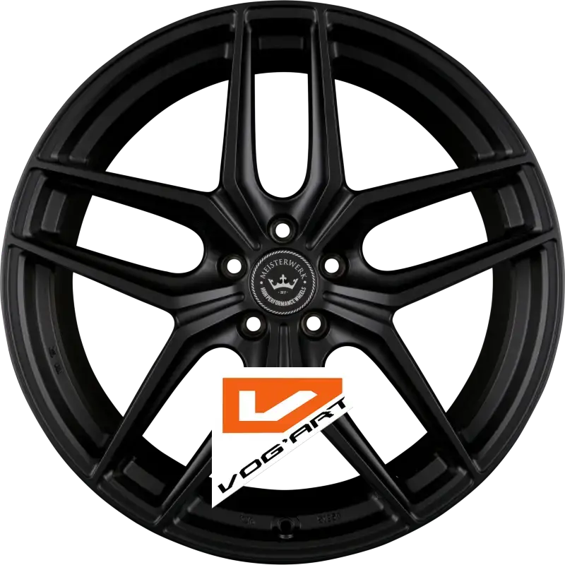 4 Jantes MEISTERWERK WHEELS MW02 Matt Black (MB) 19″ | Jantes alu design by Vog'Art