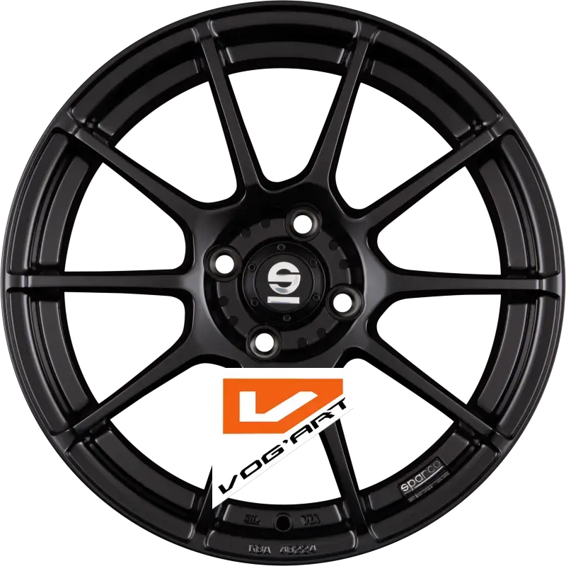 4 Jantes SPARCO ASSETTO GARA Matt Black 15″ | Jantes alu design by Vog'Art