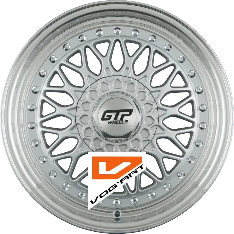 4 Jantes GTP WHEELS GTP 072 Silber Felgenbett Poliert 17″ | Jantes alu design by Vog'Art