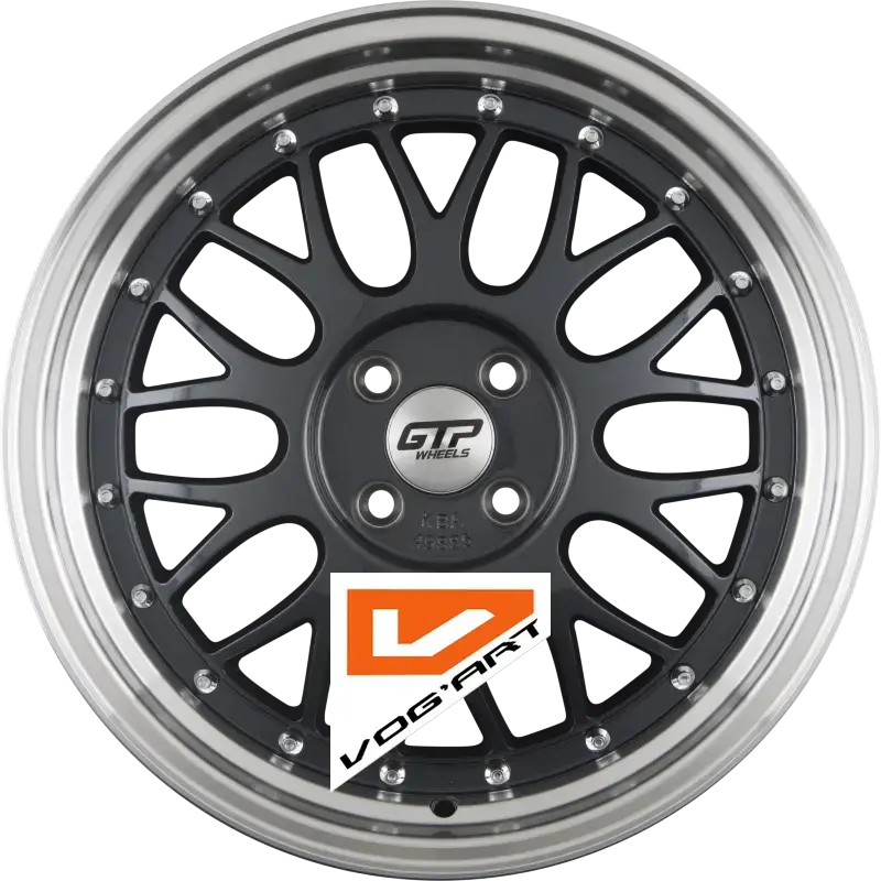 4 Jantes GTP WHEELS GTP 020 Grau Felgenbett Poliert 17″ | Jantes alu design by Vog'Art