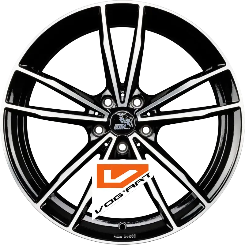 4 Jantes ULTRA WHEELS UA24 Black Polished 18″ | Jantes alu design by Vog'Art