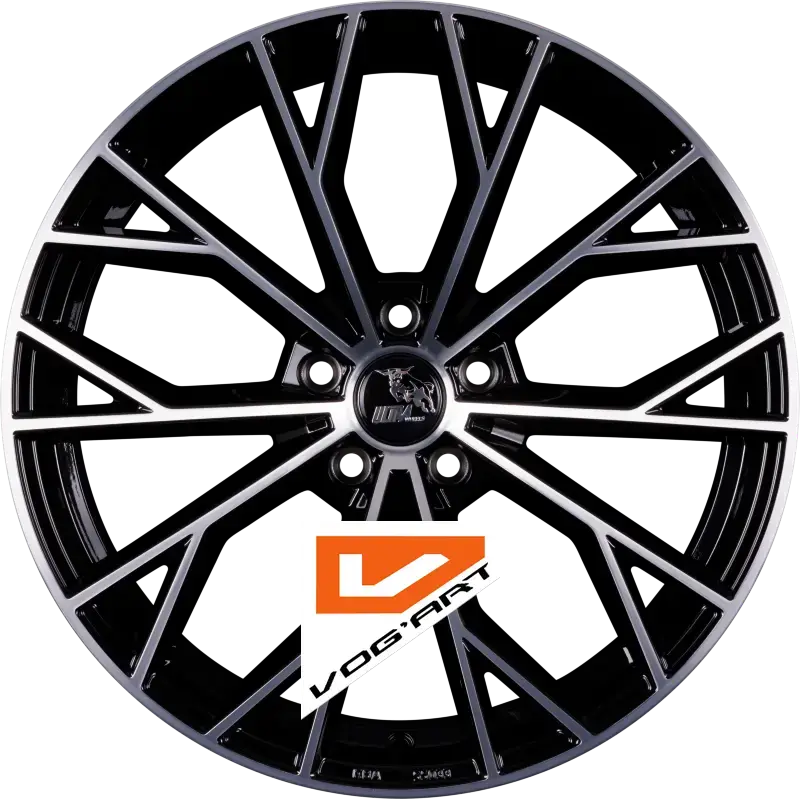 4 Jantes ULTRA WHEELS UA23 RS EVO Black Polished 18″ | Jantes alu design by Vog'Art