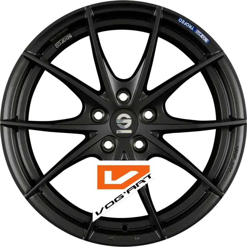 4 Jantes SPARCO TROFEO 5 Matt Black 17″ | Jantes alu design by Vog'Art