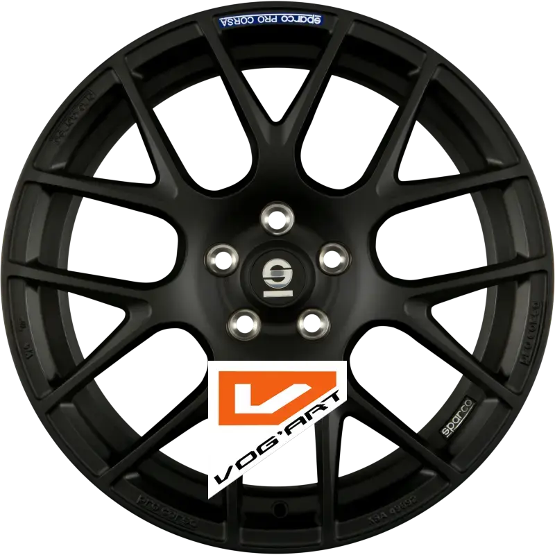 4 Jantes SPARCO PRO CORSA Matt Dark Titanium 17″ | Jantes alu design by Vog'Art