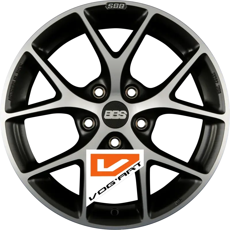 4 Jantes BBS SR Vulcano Grau Diamantgedreht 17″ | Jantes alu design by Vog'Art