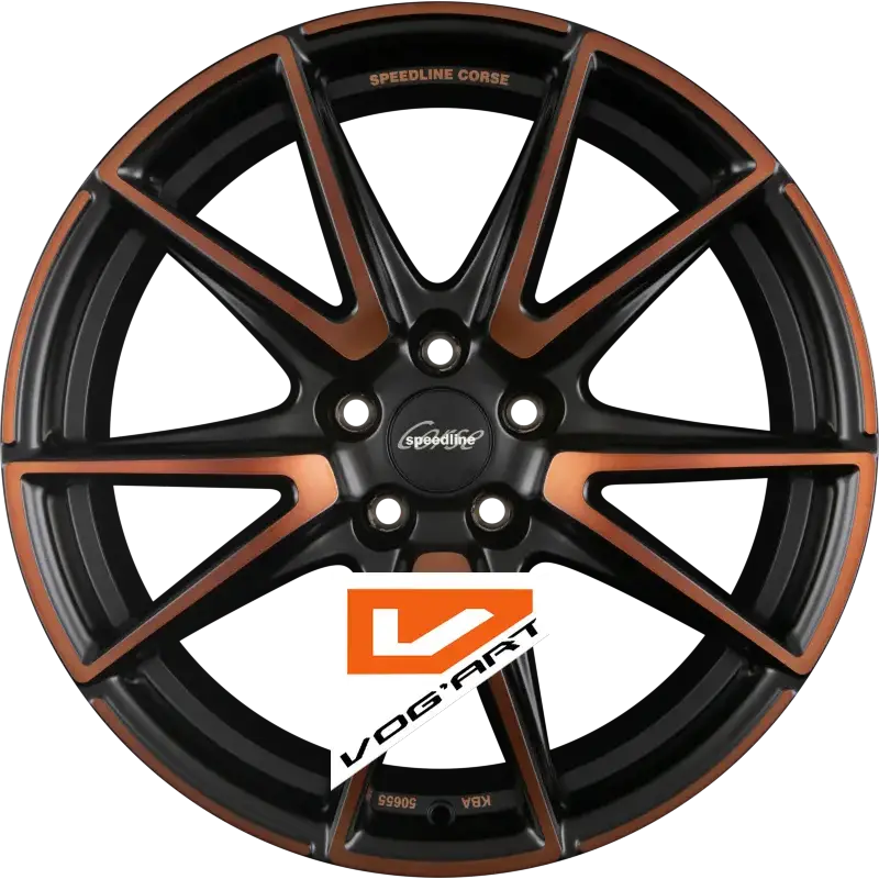 4 Jantes SPEEDLINE CORSE SL6 VETTORE Jetblack-Copper Matt 19″ | Jantes alu design by Vog'Art