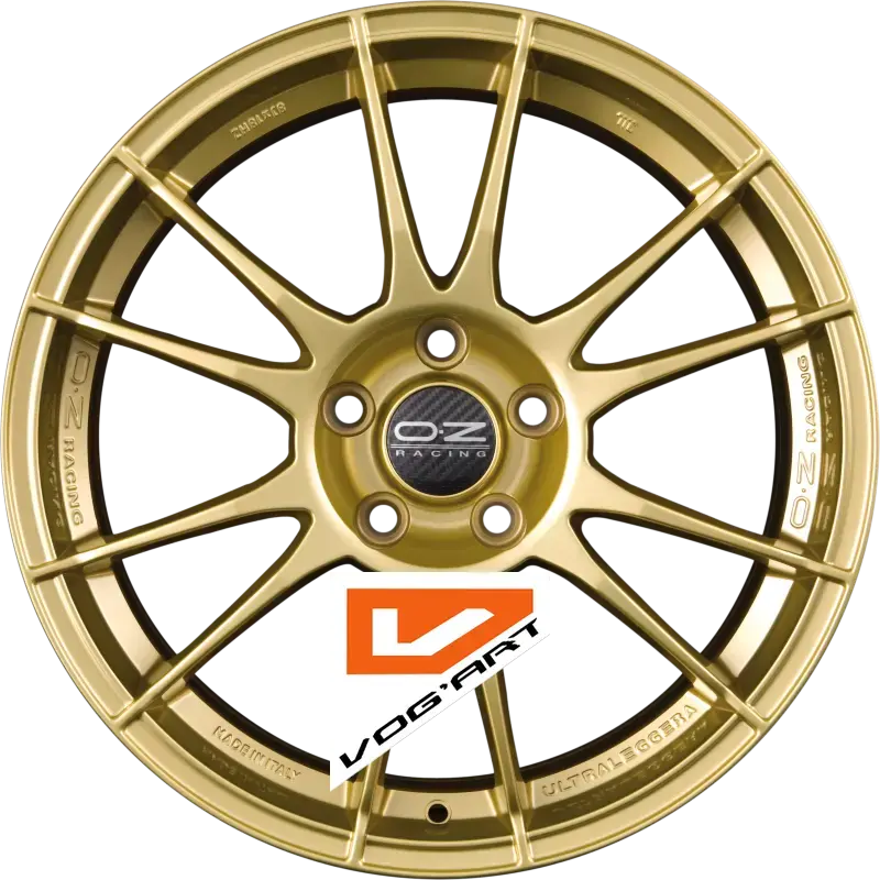 4 Jantes OZ ULTRALEGGERA Race Gold 17″ | Jantes alu design by Vog'Art