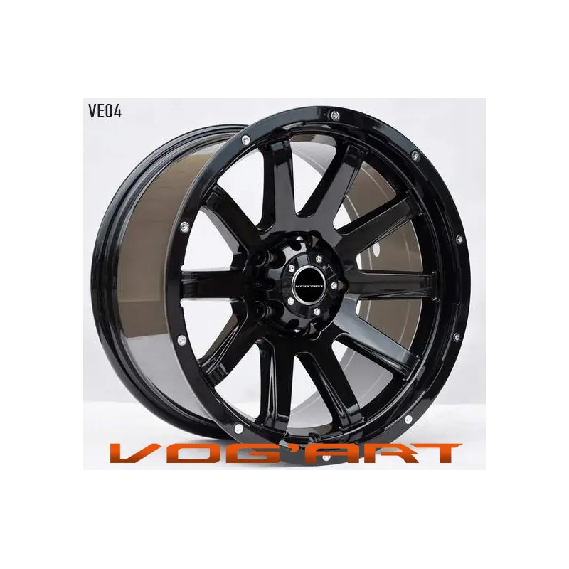 4 Jantes VOG'ART VE04 NOIR 17″ | Jantes alu design by Vog'Art