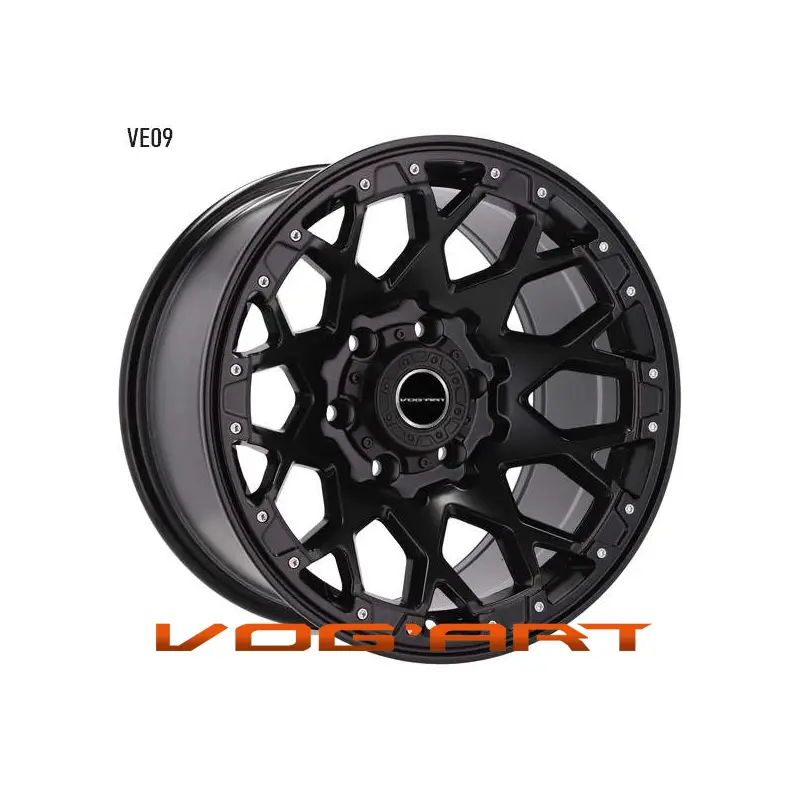 4 Jantes VOG'ART VE09 NOIR 17″ | Jantes alu design by Vog'Art