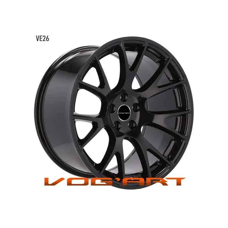 4 Jantes VOG'ART VE26 NOIR  9″ | Jantes alu design by Vog'Art