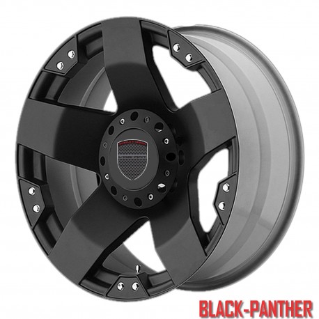 4 Jantes Vog'art Black panther 17 pouces - Jantes alu design by Vog'Art -  montage pneus German Auto Center